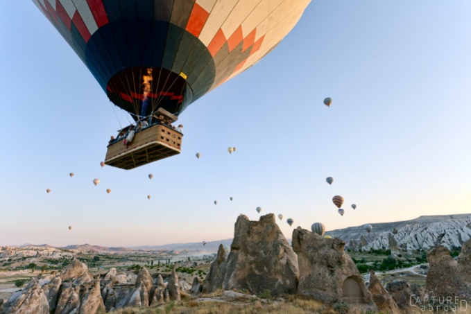 Ballooning over Cappadocia's fairy chimneys